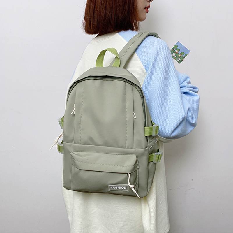 Schoolbag Korean Version College Students Cute New Junior High School Students Large Capacity Simple Versatile Backpack Ins Backpack
