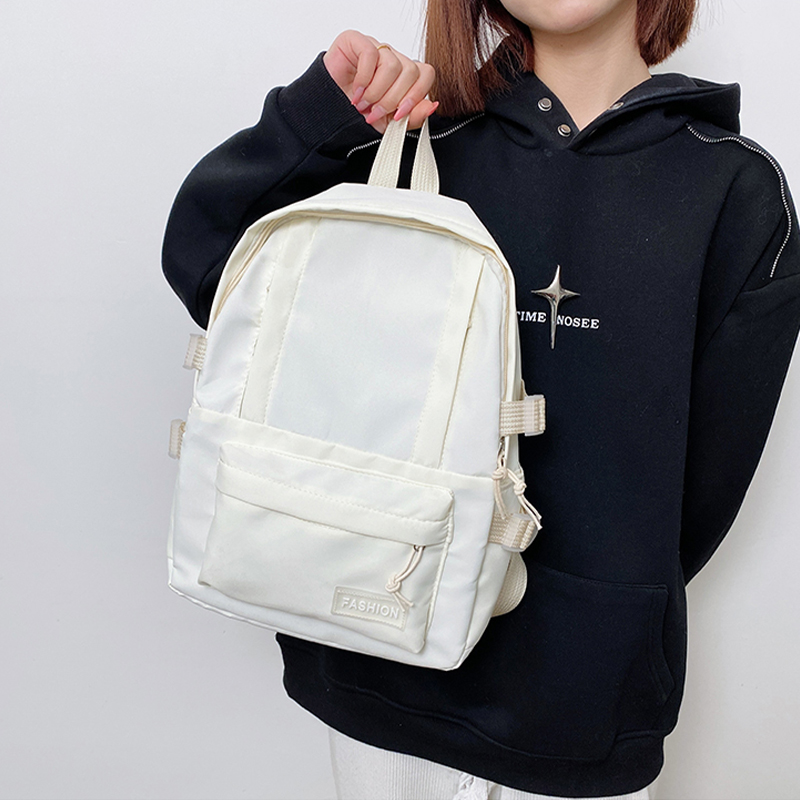 Schoolbag Korean Version College Students Cute New Junior High School Students Large Capacity Simple Versatile Backpack Ins Backpack