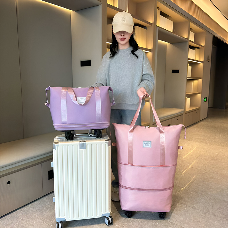 Large Capacity Travel Bag Luggage Storage Bag Universal Wheel Thickened New Luggage Hand-Held Delivery Bag Moving Bag Light