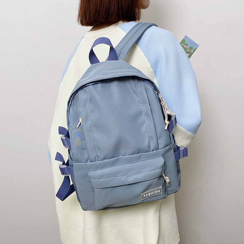 Schoolbag Korean Version College Students Cute New Junior High School Students Large Capacity Simple Versatile Backpack Ins Backpack