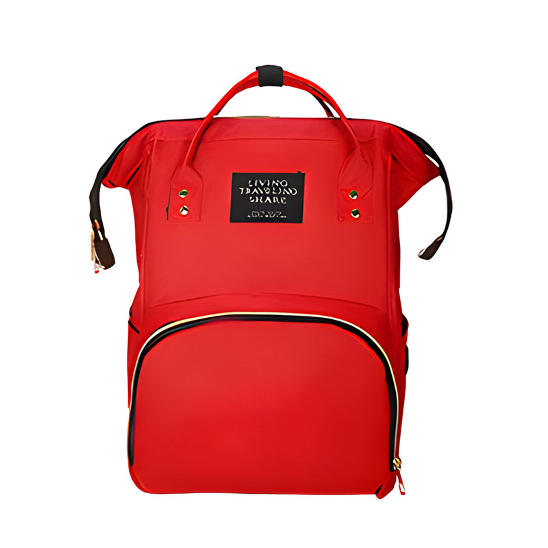 How can you organize and store items in multiple compartments in a mother and baby bag for quick and easy access?