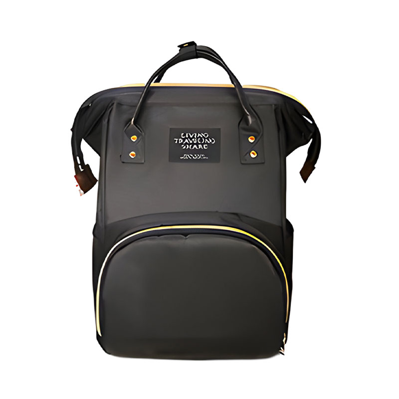 How does the capacity design of a mother and baby bag balance practicality and portability?